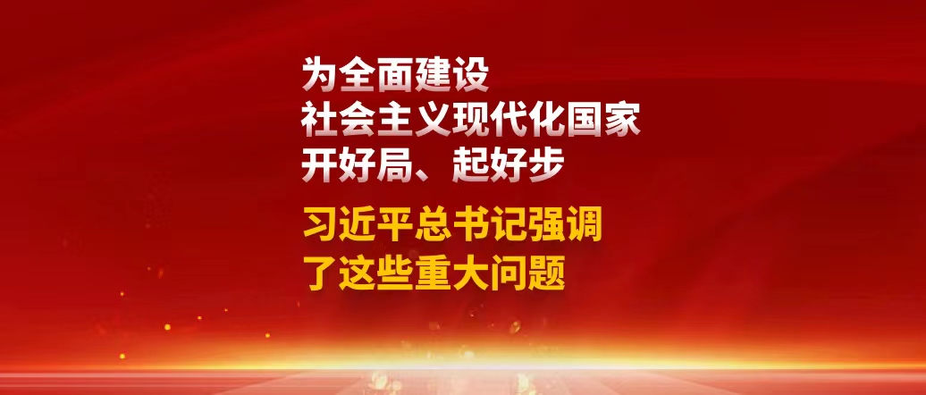 为全面建设社会主义现代化国家开好局、起好步，习近平总书记强调了这些重大问题